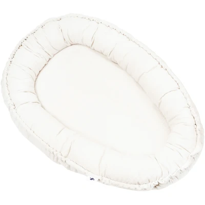Abbildung von Julius Zöllner Kuschelnest &quot;NIDO, Musselin ivory&quot;, Made in Germany