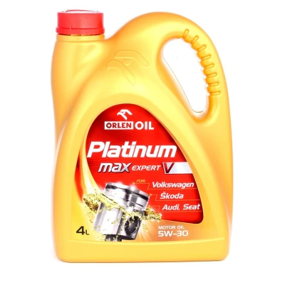 Abbildung von Orlen Platinum Maxexpert V 5W 30 4l Motoröl QFS434B40 AUDI: A4 B8 Avant, A1 Sportback, A3 VOLKSWAGEN: Multivan 5 (7HM, Golf 6 Variant