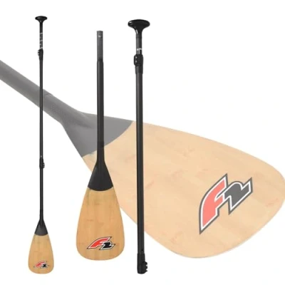 Abbildung von F2 SUP Paddel Bamboo Carbon 3 teilig 180 220cm Wood 2024/25