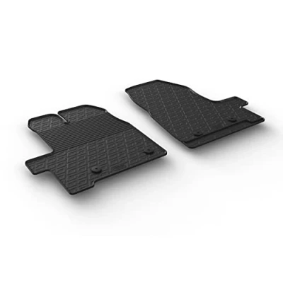 Abbildung von Gledring 0559 Fußmattensatz Gummi vorne und hinten 4 schwarz 750mm 550mm FORD: Transit Custom V362 Kastenwagen, Bus