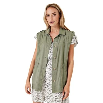 Abbildung von Garcia Damen Colbert + Gilet Jacke, sea Spray, L