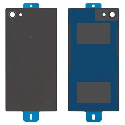 Abbildung von Ersatz Akkudeckel für Sony E5803 Xperia Z5 Compact Mini, E5823 (Grau, Graphitschwarz)