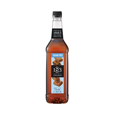 Abbildung von 1883 Karamell Sirup Zuckerfrei Ohne Zucker Qualität aus Frankreich 1 Liter PET Flasche Vegan