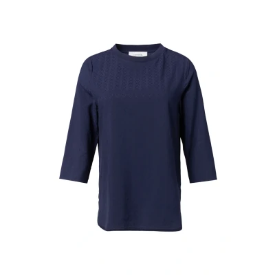 Abbildung von comma casual identity Bluse, Damen, Größe: 38, Tiefblau