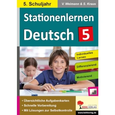 Abbildung von Stationenlernen Deutsch / Klasse 5: Kopiervorlagen zum Einsatz im 5. Schuljahr