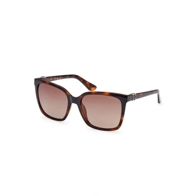 Abbildung von Guess Damen GU7865 52H Gläser SONNENBRILLEN Injiziert Havanna Braun Quadratisch Polarisiert Schattiert