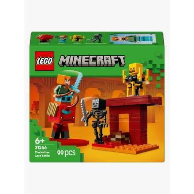 Abbildung von 21266 Minecraft Das Lava Duell im Nether, Konstruktionsspielzeug