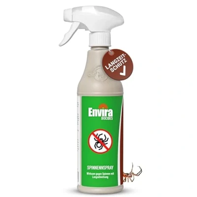 Abbildung von Envira Spinnen Abwehrspray 500 ml Spray mit langzeitger Fernhaltewirkung gegen Effektive Spinnenabwehr (PT19)