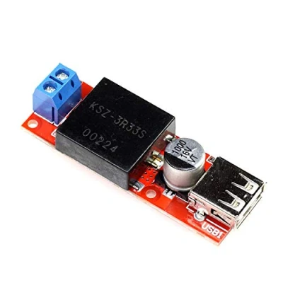 Abbildung von 5V 3A DC/DC Wandler mit USB Port, 7 24V Eingangsspannung, KIS3R33S Step Down Modul