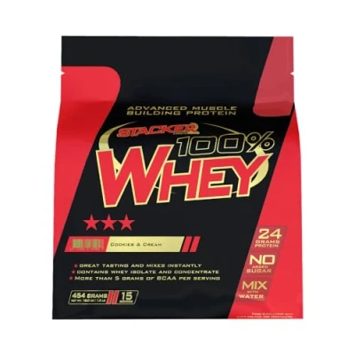 Abbildung von Stacker2 100% Whey (454g) Cookies &amp; Cream