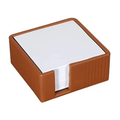 Abbildung von Läufer 39059 La Linea Zettelbox, naturgenarbtes Rindsleder, terrakotta, Handgefertigt aus Echtleder in Deutschland, Zettelkasten Leder