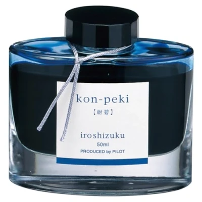 Abbildung von Pilot Tintenglas Iroshizuku 50ml (kon peki) Deep Cerulean Blue