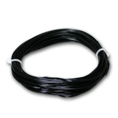 Abbildung von world trading net 10m Zwillingslitze 0,14mm² Kupferlitze schwarz, dünne flexible CU Litze, 2 adrig