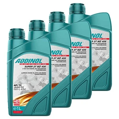 Abbildung von Addinol 4X Motoröl Motorenöl Motor Motoren Oil Engine 2 Takt Super 2T Mz 406 1L 72400907