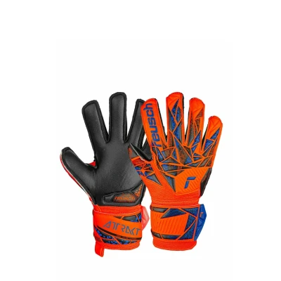 Abbildung von Reusch Attrakt Silver Junior Torwarthandschuhe für Kinder mit Expanse Cut und ultimativem Grip