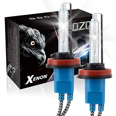 Abbildung von DZG H11 H8 H9 HID Xenonröhren Scheinwerferersatz 35w Lampe 6000K Weiß Auto 2 Stück