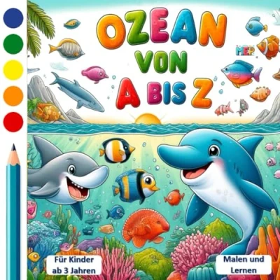 Abbildung von Malen von A Z: Ozean (Malen bis Z ab 2 Jahre)