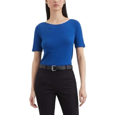 Abbildung von Marc O&#039;Polo Tshirt basic, Damen, Größe: Small, Shiny blue