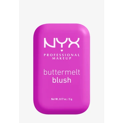 Abbildung von NYX Professional Makeup Buttermelt Blush, Cremige Textur mit Shea Butter, Mandelbutter &amp; Mangobutter, Einfach zu verblenden für einen frischen Look, Farbe: All The Butta