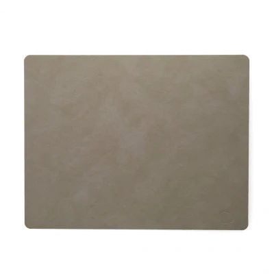 Abbildung von LIND DNA Tischset Nupo Leder Hellgrau 45 x 35 cm