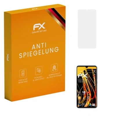 Abbildung von atFoliX Panzerfolie kompatibel mit Huawei Mate 20 Schutzfolie, entspiegelnde und stoßdämpfende FX Folie (3X)