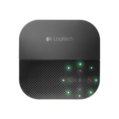 Abbildung von Logitech P710e Speakerphone Kabellose Freisprecheinrichtung, Lautsprecher mit Bluetooth &amp; NFC Verbindung, Mikrofon Rauschunterdrückung, Multi Device, 15 Stunden Akkulaufzeit, PC/Mac/Handy/Tablet