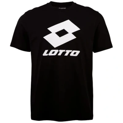Abbildung von Lotto 1124002 Men, T Shirt, Regular Fit Herren Shirt Caviar L
