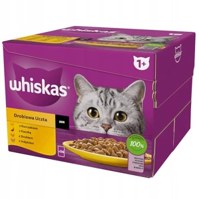 Abbildung von WHISKAS Huhn Ente Truthahn in Sauce 24x85g