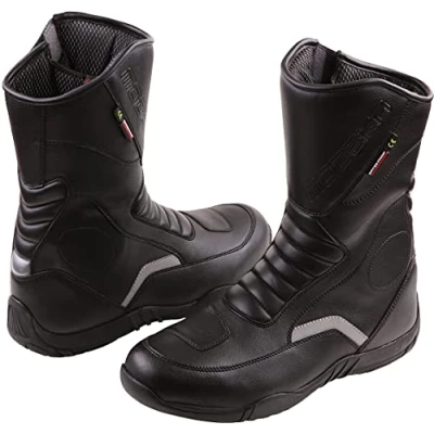 Abbildung von Modeka Stiefel Herren Blaker Textilmix schwarz 39 Motorradstiefel
