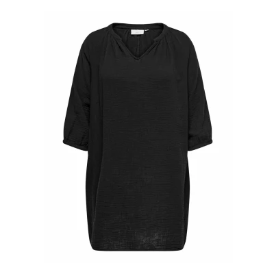 Abbildung von ONLY Carmakoma Carthyra MIDI Freizeitkleid, Damen, Größe: 46, Black