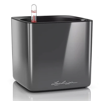 Abbildung von LECHUZA CUBE Glossy 16 anthrazit highgloss 13521