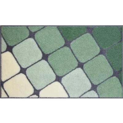 Abbildung von Grund Badteppich Shanga 60x100 cm grün