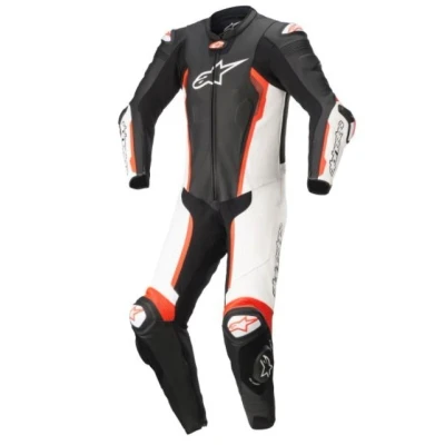 Abbildung von Alpinestars Missile V2 1tlg. Lederkombi Tech Air schwarz / weiß 52
