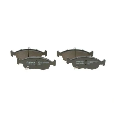 Abbildung von BOSCH 0 986 494 687 Bremsbelagsatz Low Metallic mit akustischer Verschleißwarnung Anti Quietsch Blech, Kolbenclip FIAT: 500 Schrägheck