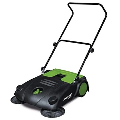 Abbildung von cleancraft Handkehrmaschine HKM700 2 Seitenbesen, Arbeitsbreite 70cm