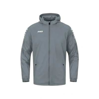 Abbildung von JAKO Regenjacke / wasserabweisende Jacke für Kinder, Größe: 116, Grau