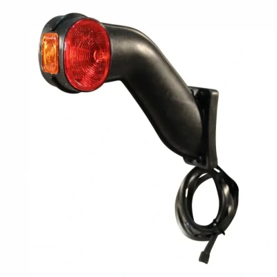 Abbildung von Umrissleuchte Aspöck Superpoint II Version Ecopoint rot / weiß orange links DC kabel 920mm TrailerPlus Anhängerersatzteile