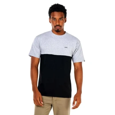 Abbildung von Vans Colorblock TEE Tshirt print, Herren, Größe: Small, Athletic heather/black