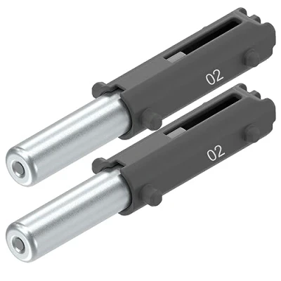 Abbildung von Blum Dämpfer 22K2024 für Klappenbeschlag Aventos HS HL Blumotion Austausch Türdämpfer Kraftspeicher Klappenhalter, 2x Typ 02