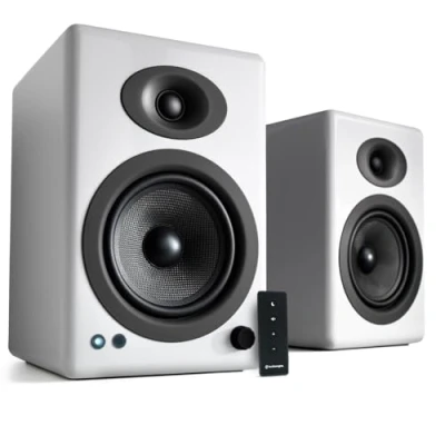 Abbildung von Audioengine Regallautsprecher A5 Plus 150 W Bluetooth Lautsprecher für Heimkinos und Studios