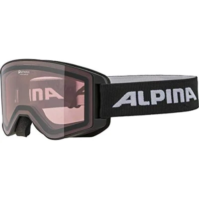 Abbildung von Alpina Sports Skibrille NARKOJA Q Herren Ski und Snowboardbrille black matt