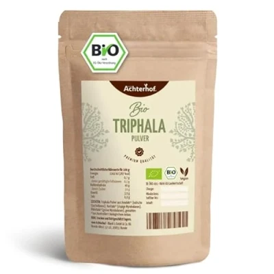 Abbildung von Triphala Pulver Bio (500g) Ayurveda vom Achterhof