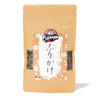 Abbildung von FUJIMAN Furikake japanisches Reisgewürz Gewürzmischung für Onigiri vegan, glutenfrei, laktosefrei, ohne Geschmacksverstärker (1 x 50 g)