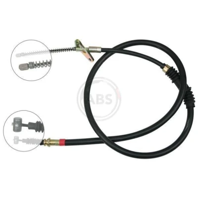 Abbildung von A.B.S. K15407 Handbremsseil 1500 Scheibenbremse für Links /Rechtslenker OPEL: Frontera A Sport SUV Cabrio,
