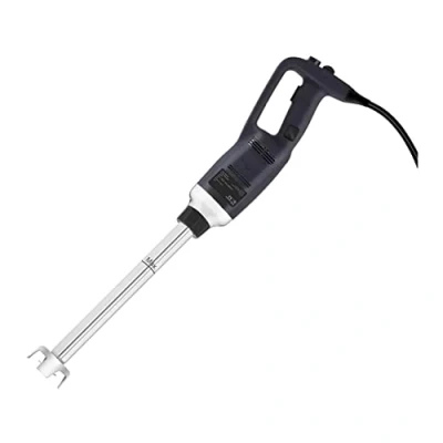 Abbildung von Royal Catering RCSM 350 400P Stabmixer Pürierstab Zauberstab (ergonomischer Griff, 350W, 6.000 18.000 U/min stufenlos, Spritzschutz, Mixstab 400mm, Edelstahl) Schwarz