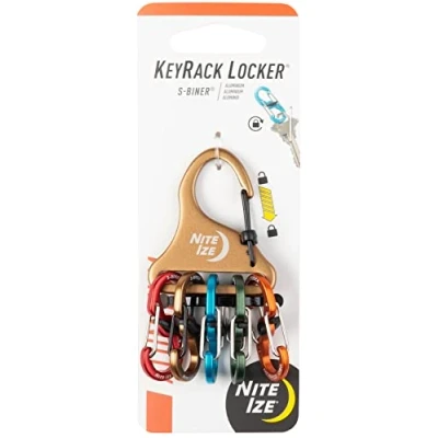 Abbildung von NiteIze KeyRack Locker S Biner® Aluminum Assorted