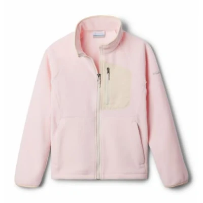Abbildung von Columbia Unisex Kinder Fast Trek 4 Fleece Full Zip Fleecejacke mit durchgehendem Reißverschluss, Satin Pink/Kreide, 164