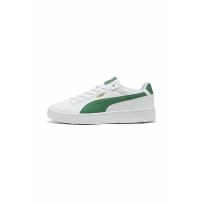 Abbildung von Puma Court Classico Sneakers Unisex Schuhe White/Archive Green/Gold Größe: 46
