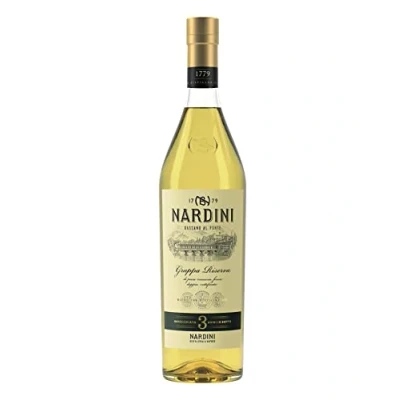 Abbildung von Nardini Grappa Riserva 3 Jahre Selezione Bortolo 50% vol. sanfter mit komplexem Profil und fruchtigen Aromen, mindestens in slawonischen Eichenfässern gereift (1 x 1,0l)