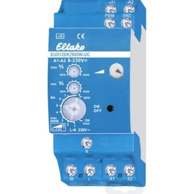 Abbildung von Eltako Universal Dimmschalter mit Drehknopf EUD12DK/800W UC